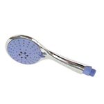 Τηλέφωνο μπάνιου μεταλλικό με μωβ λεποτμέρειες 24.5x11x5cm