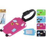 Ταμπελάκι αποσκευών σε φούξια χρώμα 50x80cm