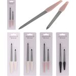 Λίμα νυχιών σετ 2τμχ σε ροζ χρώμα