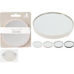 Καθρέφτης για μακιγιάζ 8.7cm σε λευκό χρώμα