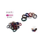 Λαστιχάκια μαλλιών μικρά σετ 24τμχ διάφορα χρώματα 3.5cm