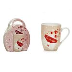 Κούπα κεραμική σε συσκευασία δώρου με print Άγιος Βαλεντίνος 360ml