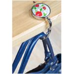 Beautifly Μεταλλικός αναδιπλούμενος γάντζος τσάντας φλοράλ