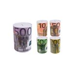 Μεταλλικός κουμπαράς χαρτονόμισμα Euro Μεσαίος 12x9.5cm