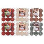 A2S Protection Σετ 54 τμχ αρωματικά κεριά ρεσώ 4 αρώματα (Φράουλα, Βανίλια, Καννέλα, Ευκάλυπτος)