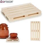 Διακοσμητική ξύλινη παλέτα με διαστάσεις 24x16x2cm