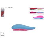 Βούρτσα μαλλιών για ξεμπέρδεμα σε γαλάζιο χρώμα 15x6x3cm