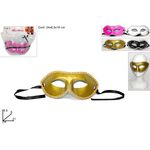 Αποκριάτικη μάσκα με κορδέλα σε 4 χρώματα 9.5x6x21cm