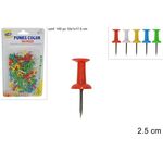 Πολύχρωμες πινέζες 2.5cm