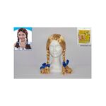 Περούκα με κοτσιδάκια σε ξανθό χρώμα