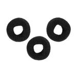 Λαστιχάκια μαλλιών μαύρα μεγάλα 3τμχ