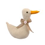 Πασχαλινή διακοσμητική πάπια από γιούτα με φιόγκο 25cm