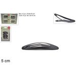 Κοκαλάκια κλιπς μαλλιών σε μαύρο χρώμα σετ 6τμχ