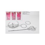 Αποκριάτικο σετ πριγκίπισσας κορώνα, ραβδί, βραχιόλια