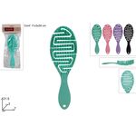 Βούρτσα μαλλιών σε γαλάζιο χρώμα 21.5x3x7cm