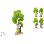 Μάλλινο δέντρο με λαγουδάκι με ύψος 41 εκ. σε 4 χρώματα.