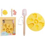 Πασχαλινό σετ ψησίματος 3τμχ με μαρίζ, κουπάτ και φόρμα σιλικόνης