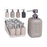 Ντισπένσερ για κρεμοσάπουνο stonewear σε μπεζ χρώμα 370ml