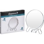 Επιτραπέζιος ασημί καθρέφτης 11.5x12.5cm