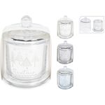 Αρωματικό κερί σε γυάλινο δοχείο με καπάκι με άρωμα Christmas 9x11cm