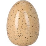 Πασχαλινό διακοσμητικό αυγό από πορσελάνη σε λευκό χρώμα 17cm