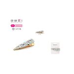 Κοκαλάκι μαλλιών κλιπ με στρασάκια πολύχρωμα 8cm