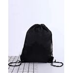 Beautifly Τσάντα πουγκί πλάτης μαύρο Μάτ από καραβόπανο Α' ποιότητας