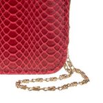 Πορτοφόλι γυναικείο Croco κόκκινο 21x10x2.5cm