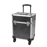 Matte Pro Επαγγελματική βαλίτσα τρόλεϊ μακιγιάζ σε φούξια χρώμα 50x35x25cm