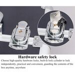 Matte Pro Επαγγελματική βαλίτσα τρόλεϊ μακιγιάζ σε φούξια χρώμα 50x35x25cm