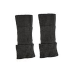 Γκέτες μαύρες με ίσια πλέξη