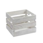 Τελάρο ξύλινο με διαστάσεις 31x22x16cm σε ξεβαμένο λευκό χρώμα