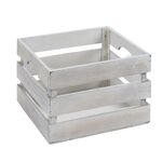 Τελάρο ξύλινο με διαστάσεις 21x15x11cm σε ξεβαμένο λευκό χρώμα