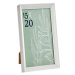 Κορνίζα πλαστική με διαστάσεις 15x20cm σε λευκό χρώμα