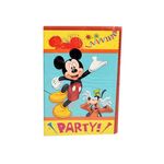 Πρoσκλητήρια για πάρτυ Mickey Mouse 9.5x14.5cm