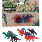 Δεινοσαυράκια που αλλάζουν χρώμα 6pcs 5.5cm
