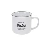 Πορσελάνινη λευκή κούπα " Bistro" 320ml