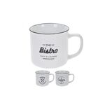 Πορσελάνινη λευκή κούπα " Bistro" 320ml