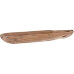 Μπωλ σε οβάλ σχήμα από ξύλο teak 70x12x7cm