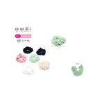 Scrunchie μαλλιών σε φυστικί χρώμα 12cm
