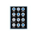 Τσάντα σακίδιο για laptop & tablet & USB με 3 θήκες σε μπορντώ χρώμα 26x13x39cm