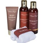 Σετ Μπάνιου 4τμχ με Shower Gel 150ml, Body Lotion 70ml, Bubble Bath 150ml και Πετσέτα σε 2 Σχέδια