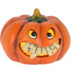 Κολοκύθα Halloween με φως LED 12x9cm