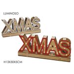 Χριστουγεννιάτικο διακοσμητικό XMAS με φως