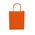 Χάρτινη σακούλα δώρου σε πορτοκαλί χρώμα 14x7x18cm