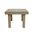 Ξύλινο σκαμπό τετράγωνο σε μπεζ χρώμα 28x25x35cm