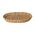 Διακοσμητικό καλάθι οβάλ ψάθινο σε φυσικό μπεζ χρώμα 40x32x20cm