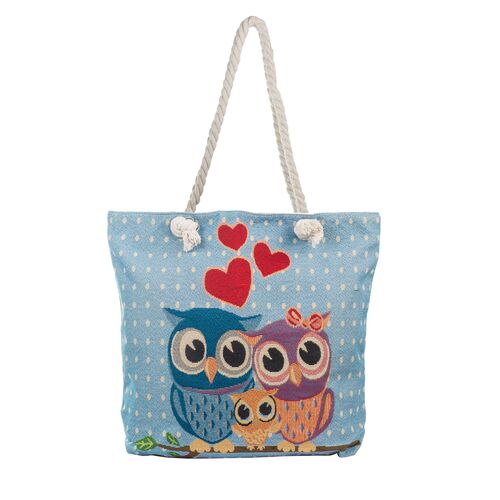 Τσάντα θαλάσσης από καραβόπανο Owls