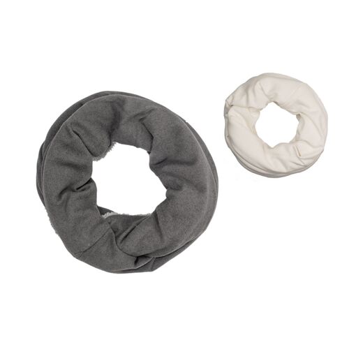 Λαιμός μονόχρωμος με γούνινη επένδυση