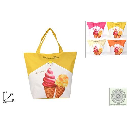 Τσάντα θαλάσσης Ice-cream 55x46cm
